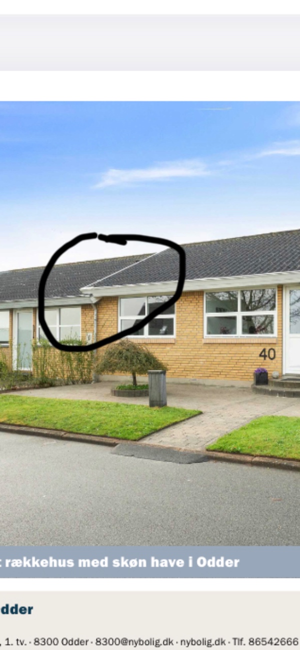 Udskiftning af enkelte sternbrædder på rækkehus