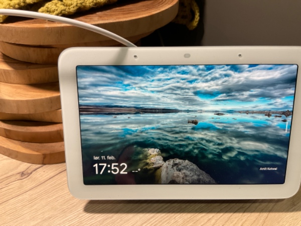 Opsætning af Nest Doorbell og Nest hub.