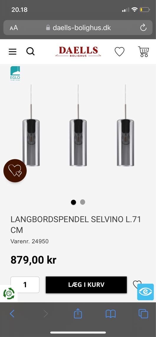 Skal have hængt 1 lampe op