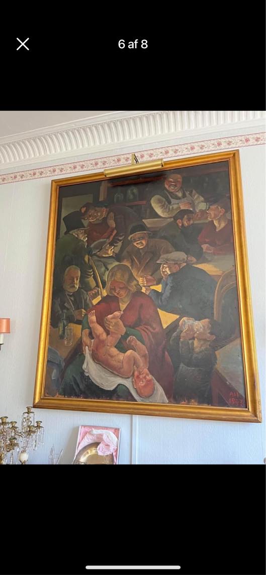 Hjælp til at kære stort maleri fra frederiksberg til amager