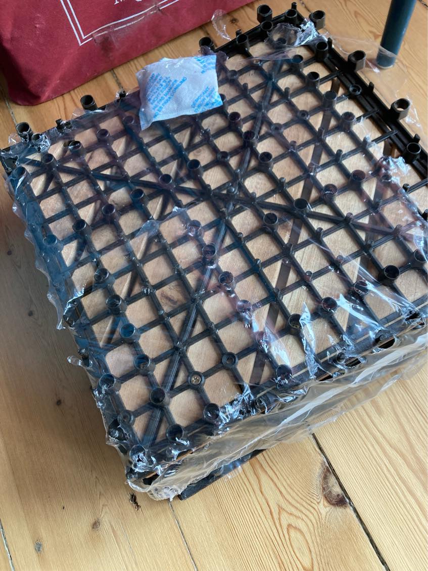 Færdiggøre (tilpasse) klikgulv på altan (3 enheder)