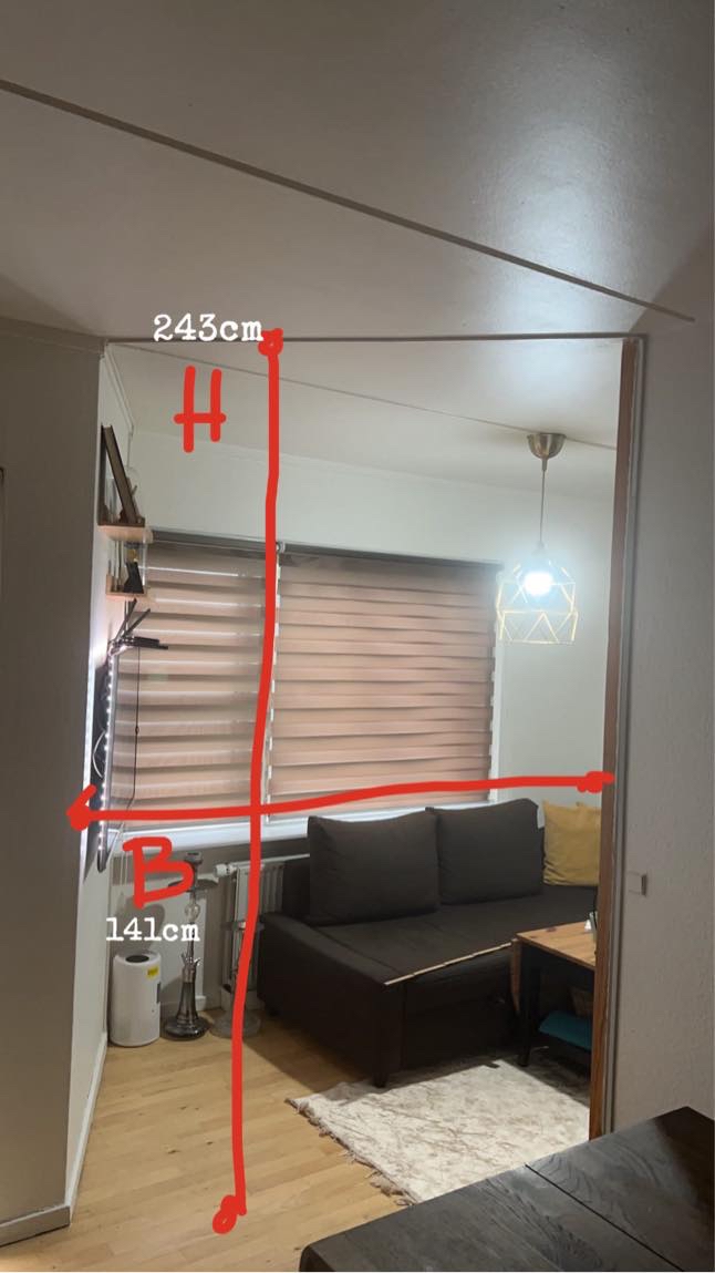 Montering af skydedør