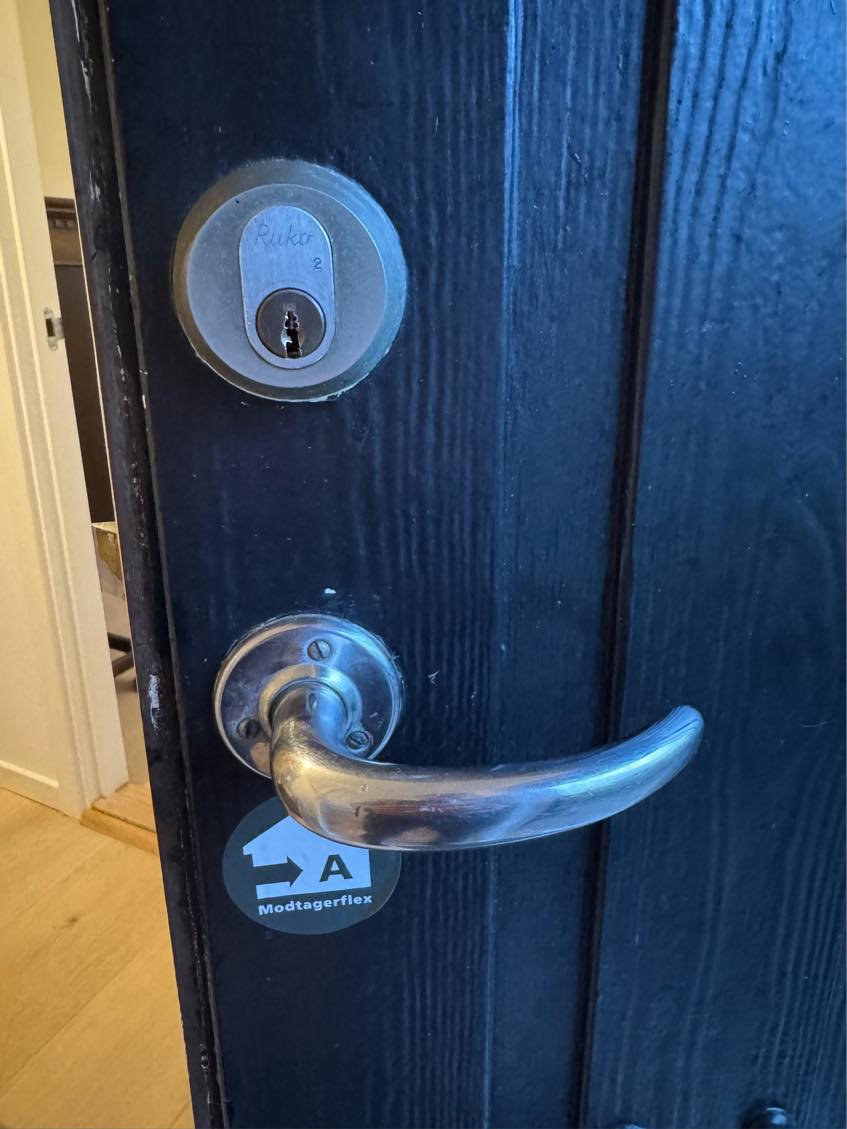 Udskiftning af to cylindere/låse