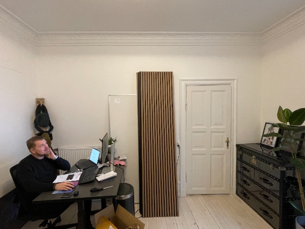 Opsætning af tapet på 1 væg