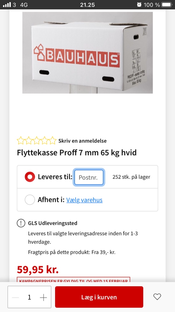 Hjælp til at købe flyttekasser