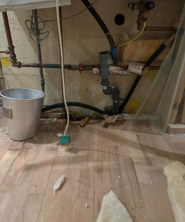 Nedtagning af gasfyr og varmtvandsbeholder