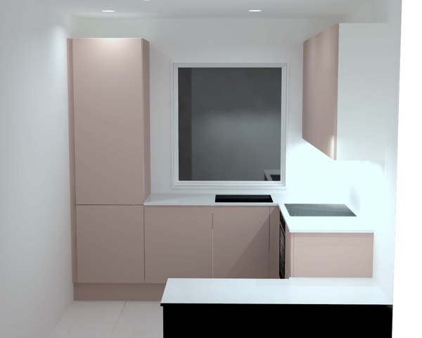 Montering af mindre Designa-køkken i København SV