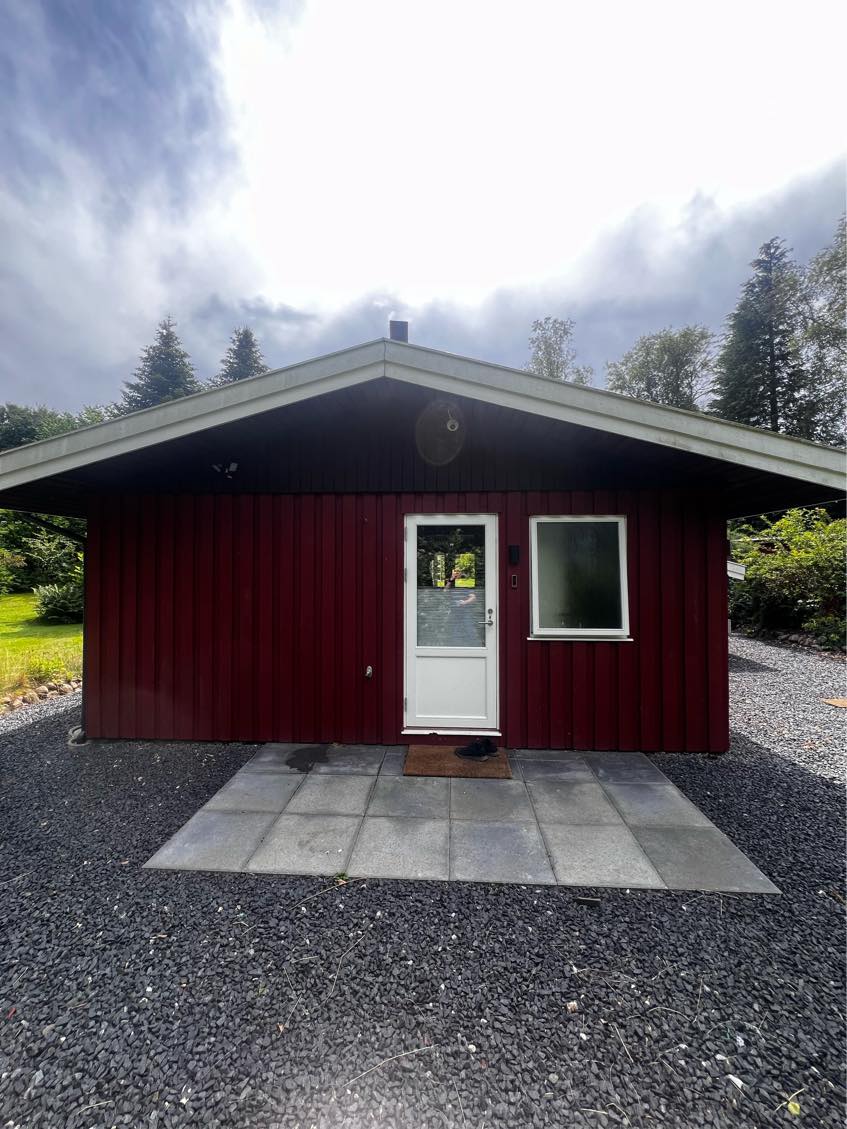 Male sommerhus udvendigt