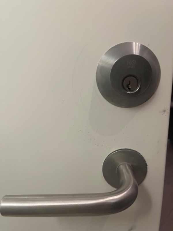 Skift af lås hoveddør