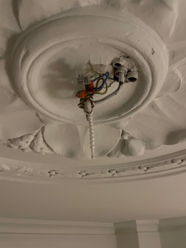 Opsætning af 4 loftslamper