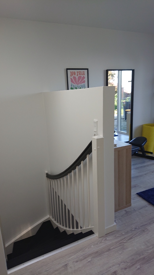 Etableret gipsvæg  til værelse