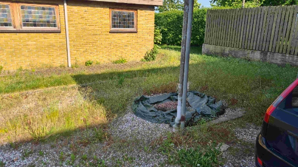 fjerne ukrudt og klippe hæk