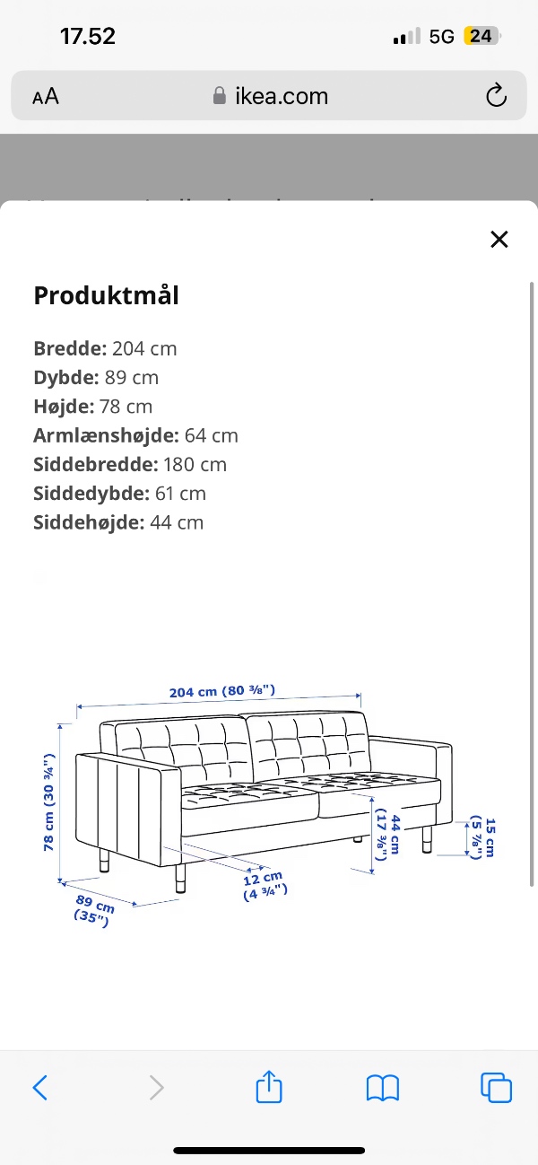 Sofa op fra kælderen til 3. Sal