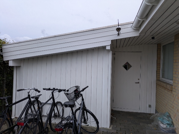 Musesikring af isoleret skur