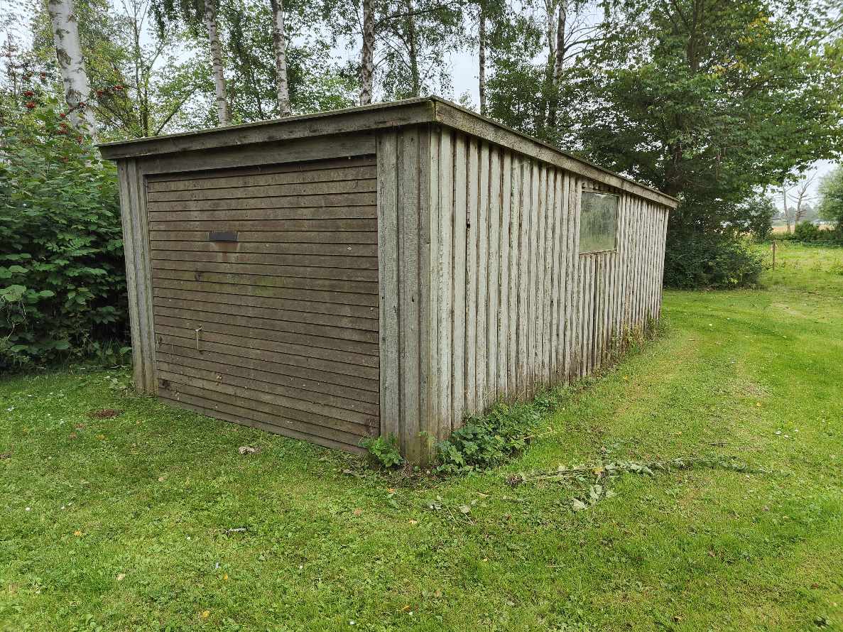 Fjerne garage på 3x6 meter pga. nybyg