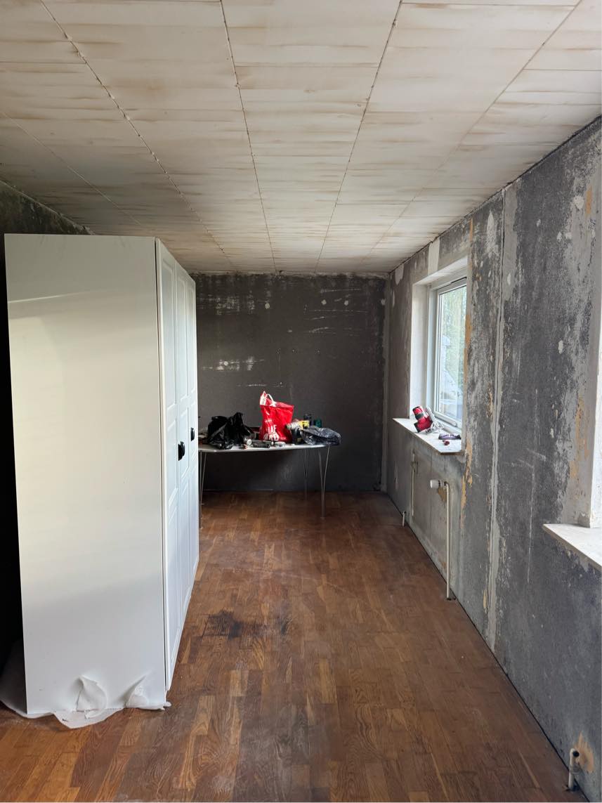 Fuldspartling af helt hus - vægge + lofter