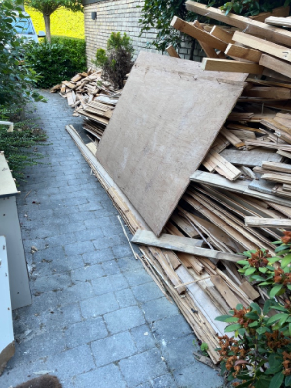 Fjerne byggeaffald i Rødovre