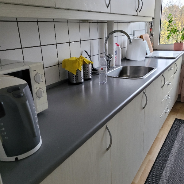 2 køkkenbordplader og vask