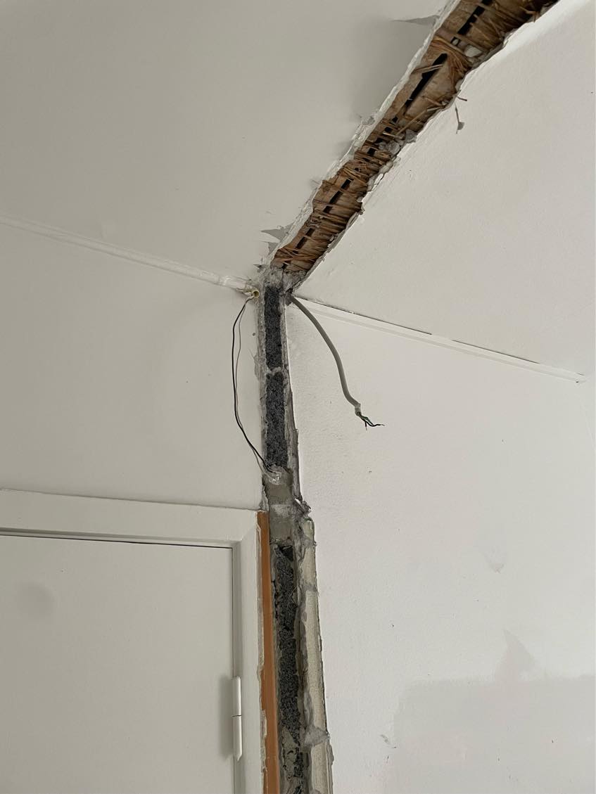 Pudse vægge og loft