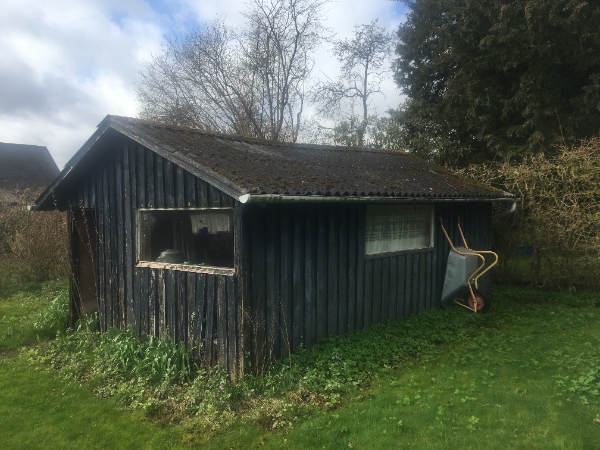 Asbestsanering af eternittag