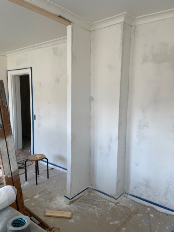 Påsætning af filt i lejlighed