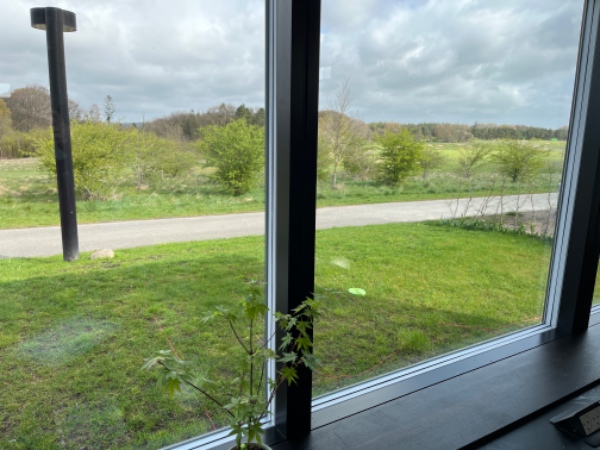 Udgravning til trampolin