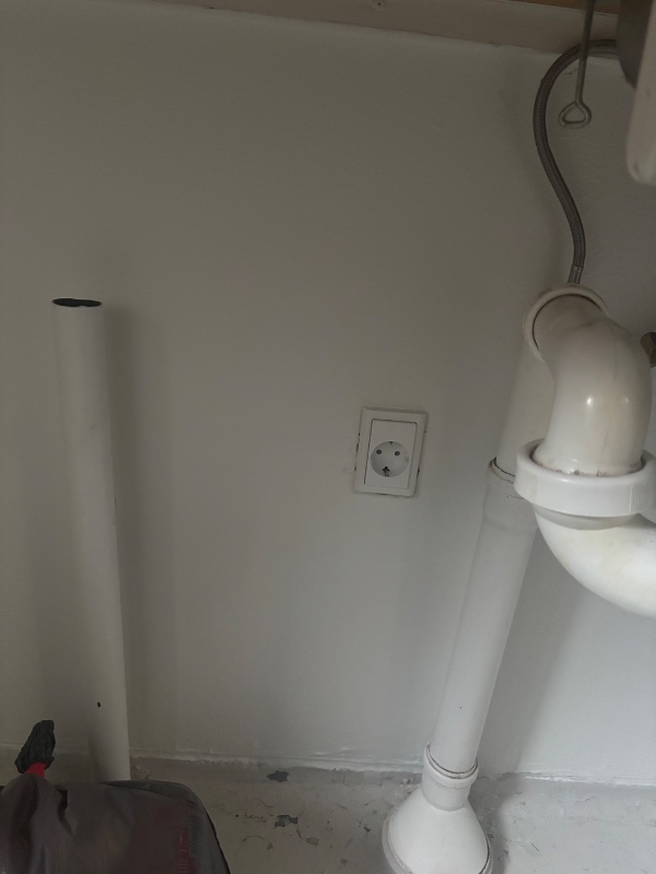 Tilslutning vaskemaskine og opvaskemaskine