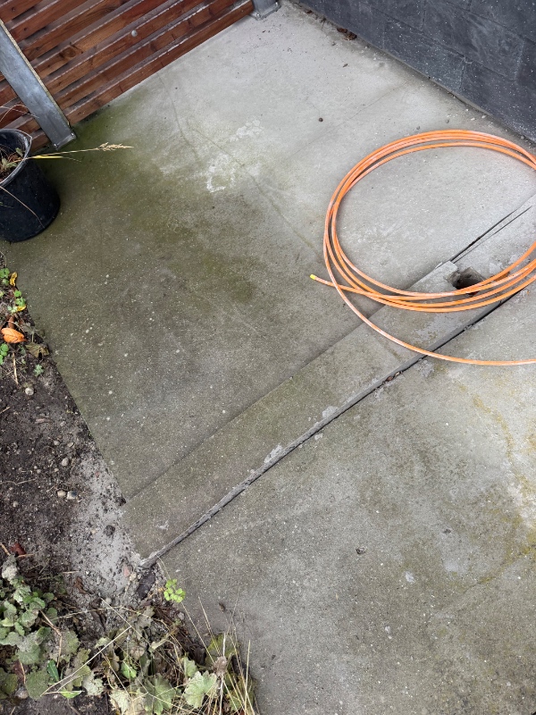 Udbedrelse af beton udendørs