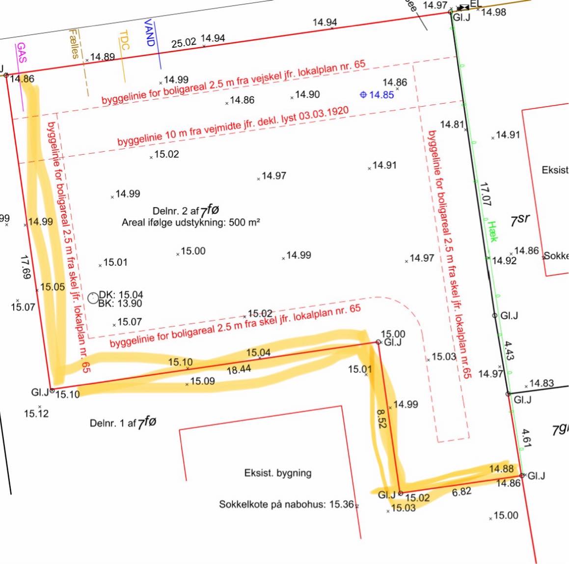Opsætning af komposithegn