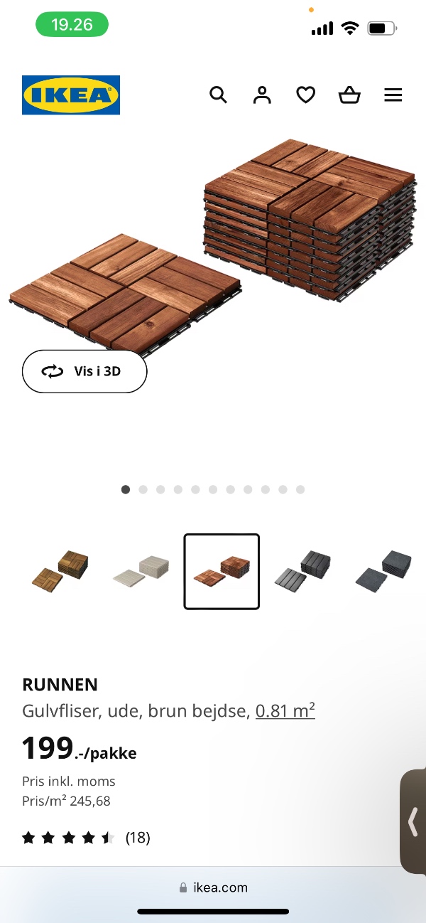 Få lagt træ fliser til min altan