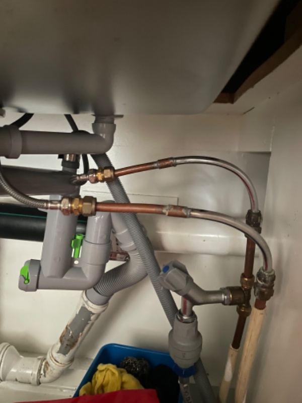 Tilslutning af opvaskemaskine