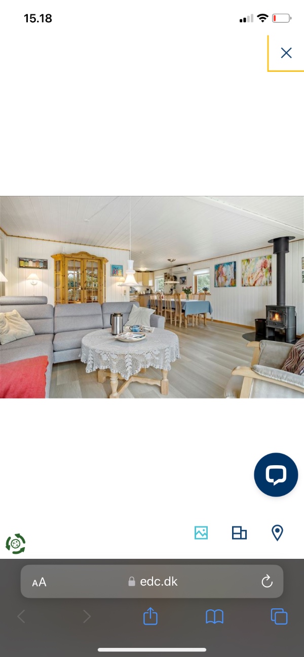 Male vægge i sommerhus indvendig