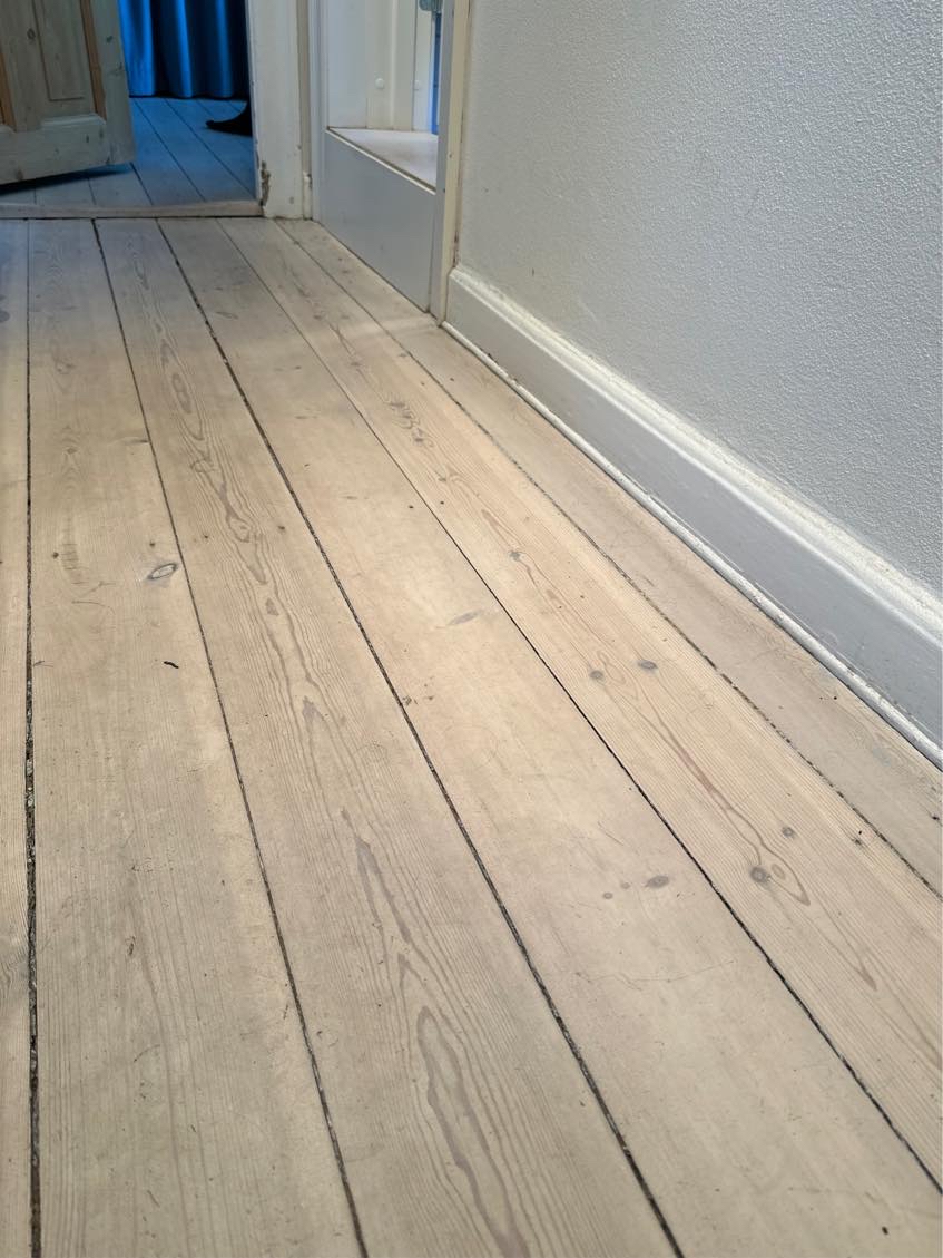 Opsætning af nyt køkken, slibe gulve, maling af vægge