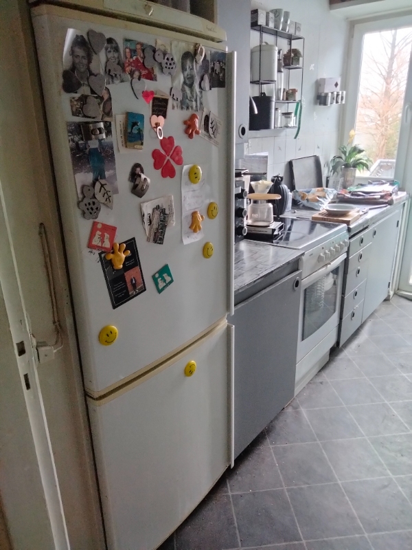 Afhentning af brugt køleskab str 56*153