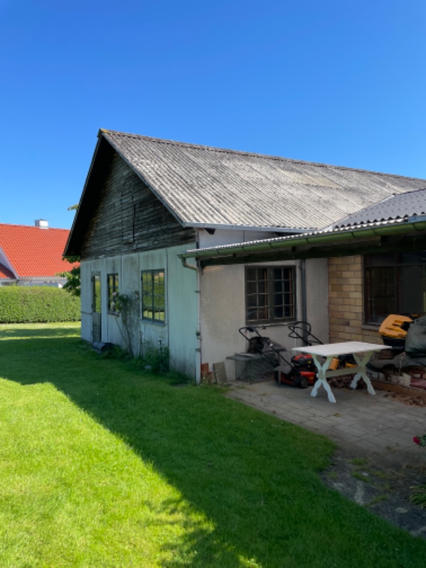 Asbesttag og vægge fjernelse