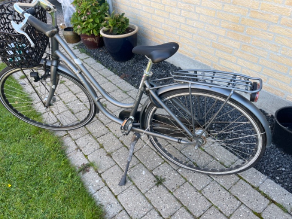 Skift af for og bagdæk på damecykel med invedigegear