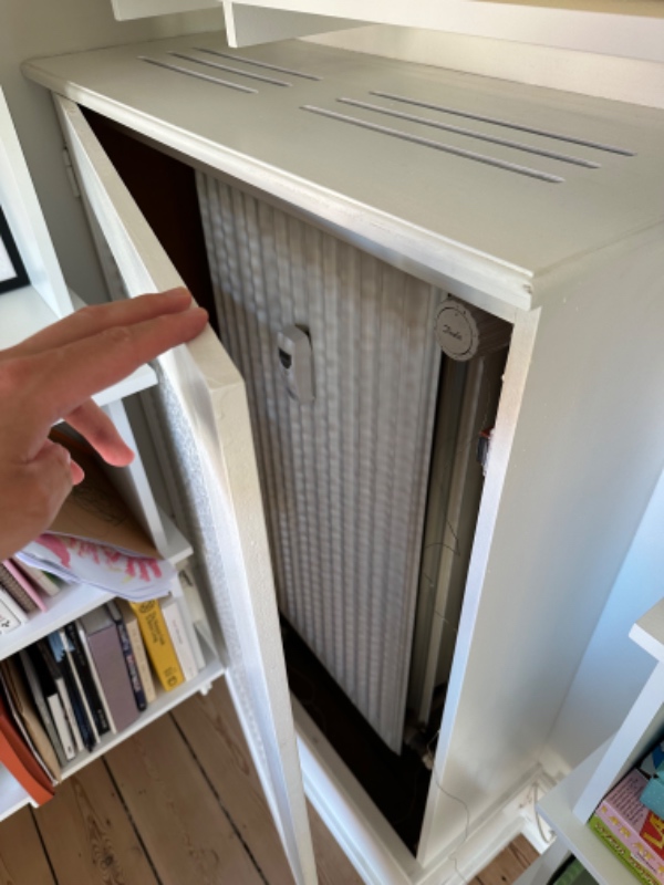 Nedtagning af radiatorskjulere