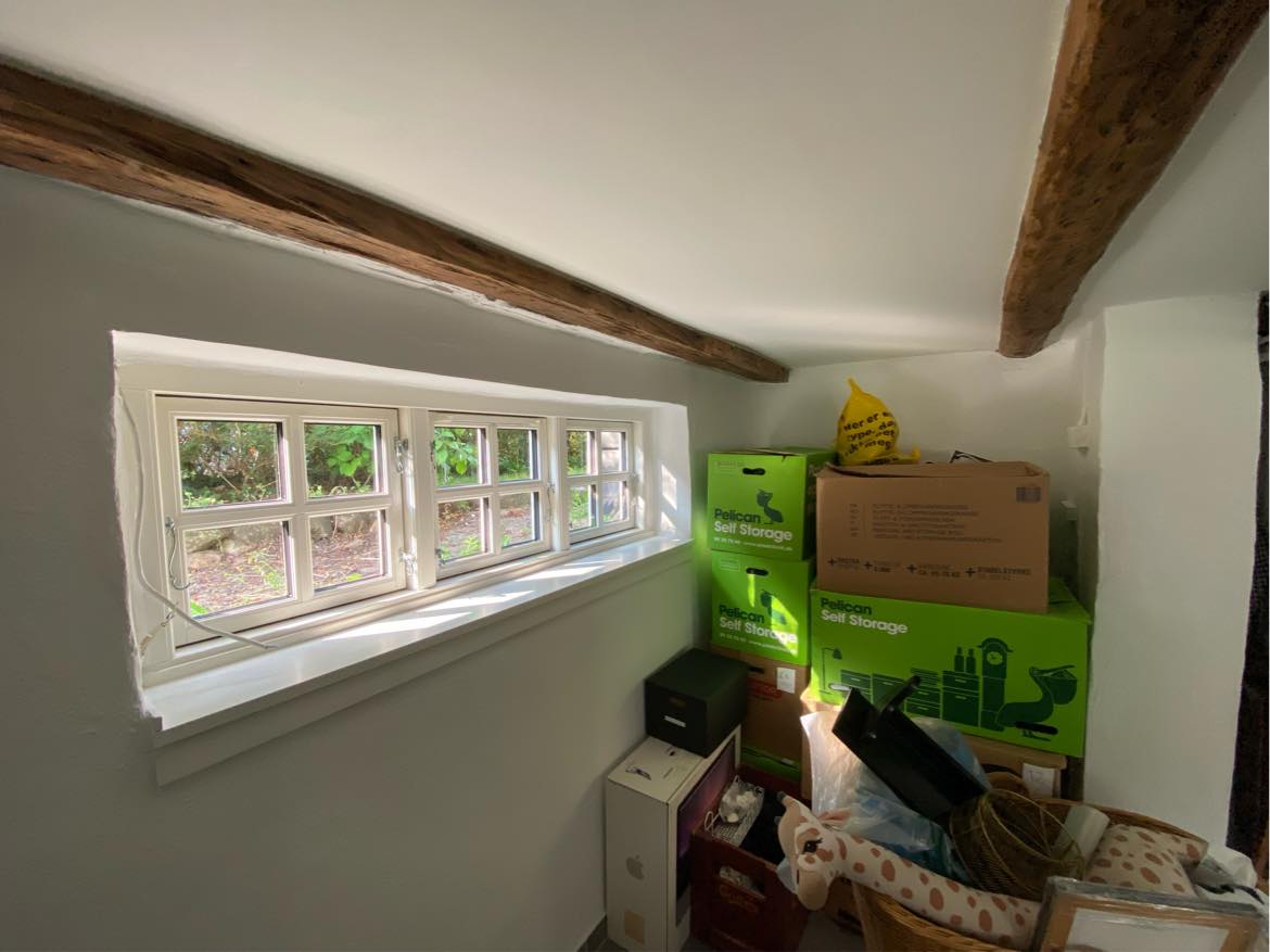 Opsætning af kabel og lampe