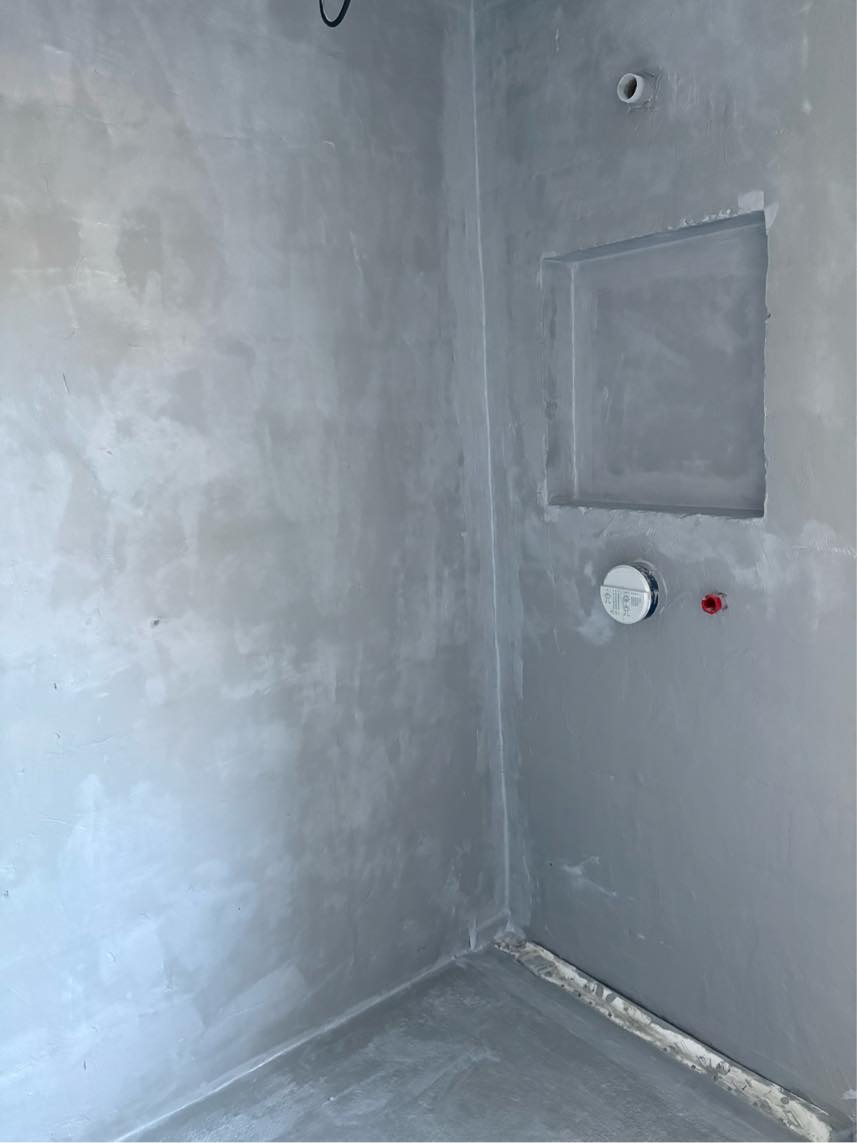 Påsætning af badeværelse fliser