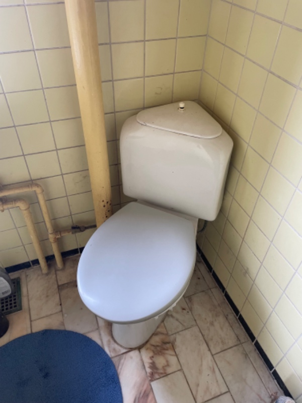 Udskiftning af defekt toilet