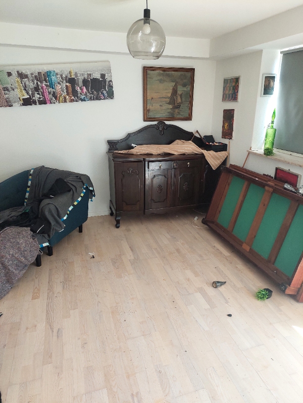 Rydning og rengøring af lejlighed