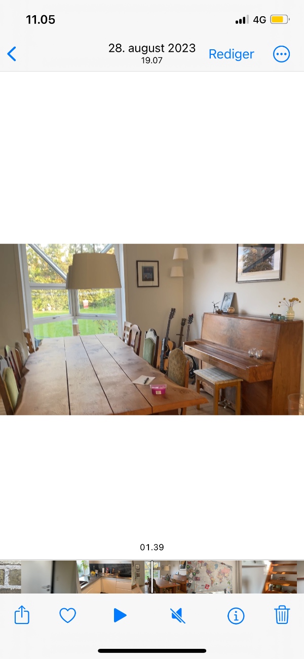 Klaver fra hus til lejlighed