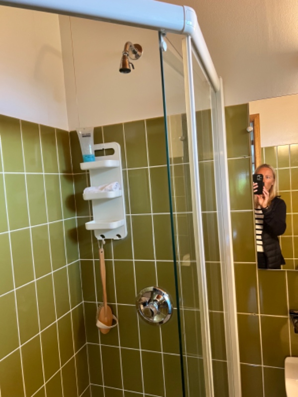 Fjern brusekabine, opsæt badeforhæng