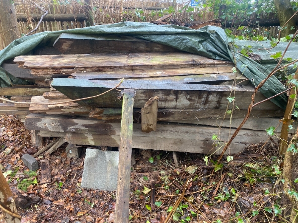 bortkørsel af brædder