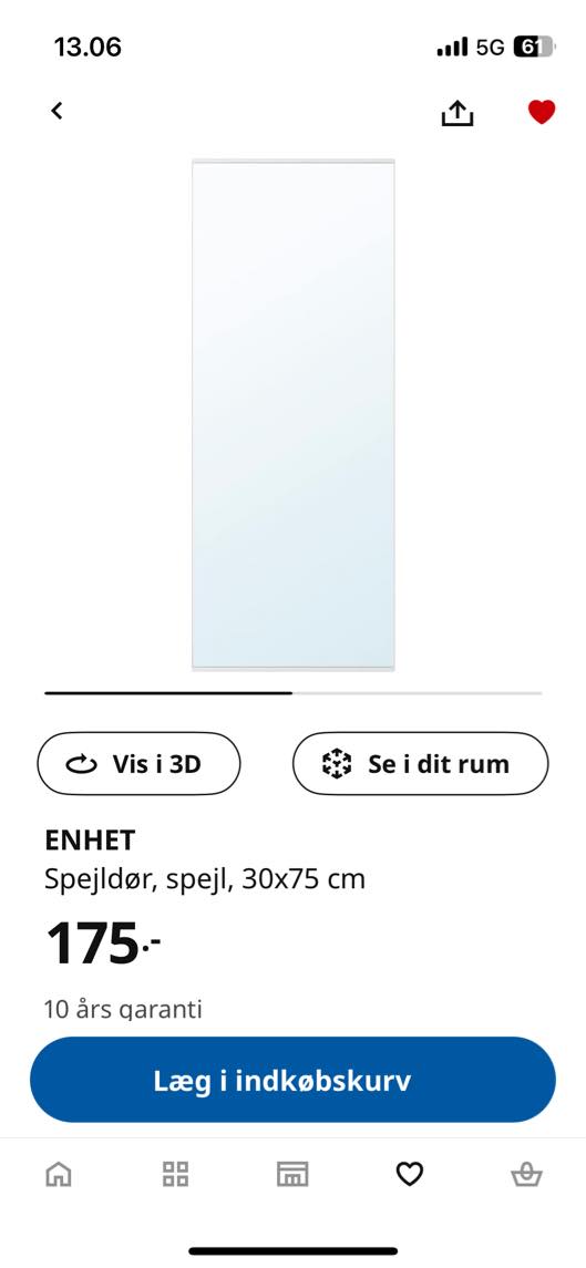 To Ikea garderobeskab, badeværelseskab, sovesofa