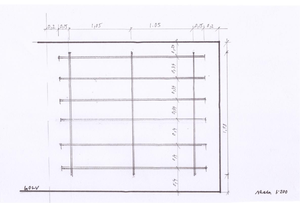 Ophæng af hyldesystemer