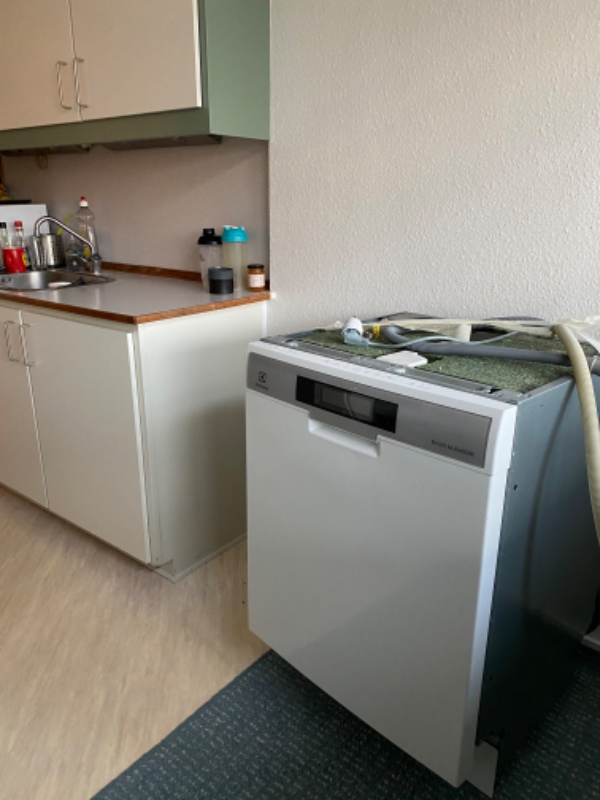 Tilslutning af opvaskemaskine