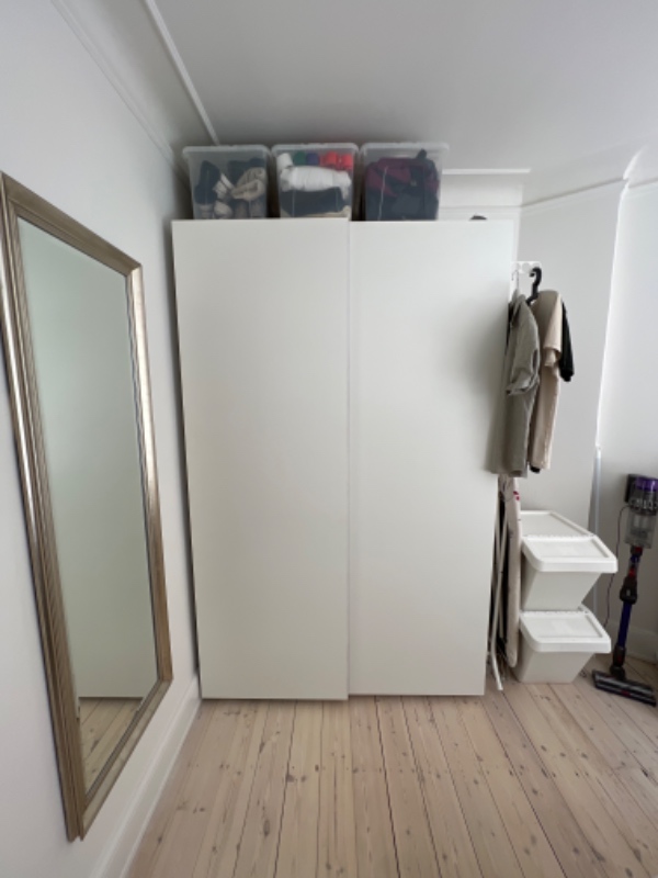 Indbygget skab til soveværelse