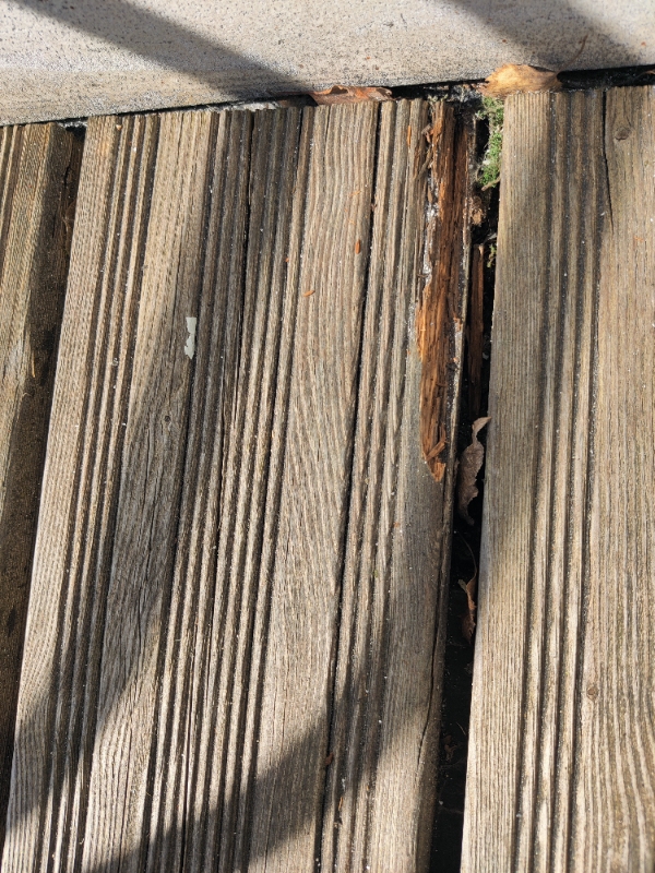 Skifte terassebræder til Altan