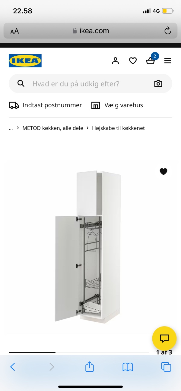 Samling af 2 skabe (Ikea)
